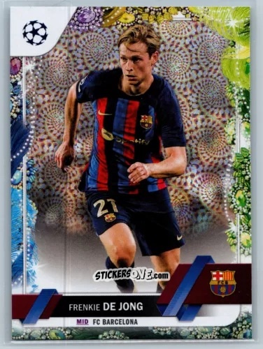 Sticker Frenkie de Jong - Carnaval Edition UEFA Club Competitions 2022-2023
 n. 30 - Topps