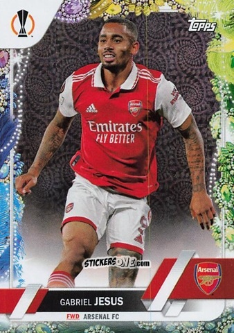 Figurina Gabriel Jesus - Carnaval Edition UEFA Club Competitions 2022-2023
 n. 38 - Topps
