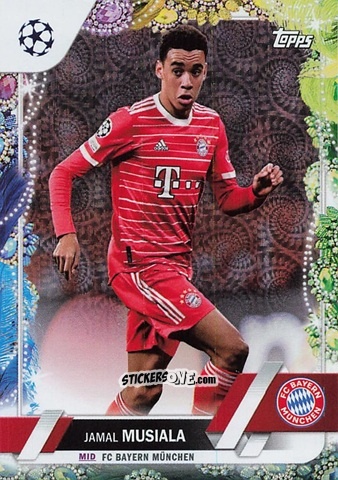 Cromo Jamal Musiala - Carnaval Edition UEFA Club Competitions 2022-2023
 n. 42 - Topps