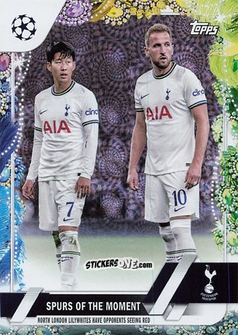 Sticker Spurs Of The Moment (Son / Harry Kane) - Carnaval Edition UEFA Club Competitions 2022-2023
 n. 46 - Topps