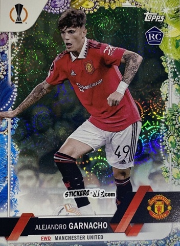 Figurina Alejandro Garnacho - Carnaval Edition UEFA Club Competitions 2022-2023
 n. 50 - Topps