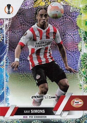 Figurina Xavi Simons - Carnaval Edition UEFA Club Competitions 2022-2023
 n. 60 - Topps