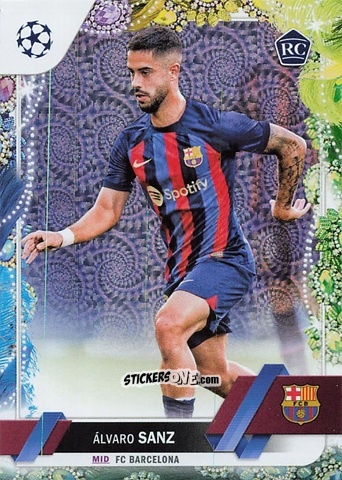 Cromo Álvaro Sanz - Carnaval Edition UEFA Club Competitions 2022-2023
 n. 67 - Topps