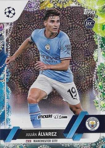 Cromo Julián Álvarez - Carnaval Edition UEFA Club Competitions 2022-2023
 n. 68 - Topps