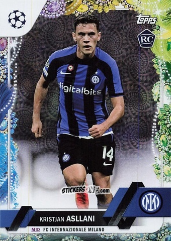 Sticker Kristjan Asllani - Carnaval Edition UEFA Club Competitions 2022-2023
 n. 150 - Topps
