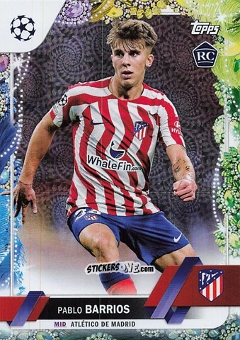 Sticker Pablo Barrios - Carnaval Edition UEFA Club Competitions 2022-2023
 n. 157 - Topps