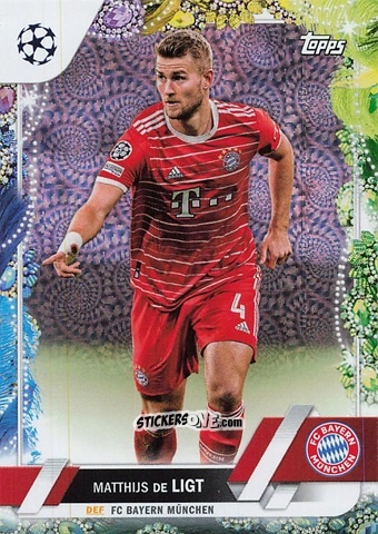 Sticker Matthijs de Ligt - Carnaval Edition UEFA Club Competitions 2022-2023
 n. 161 - Topps