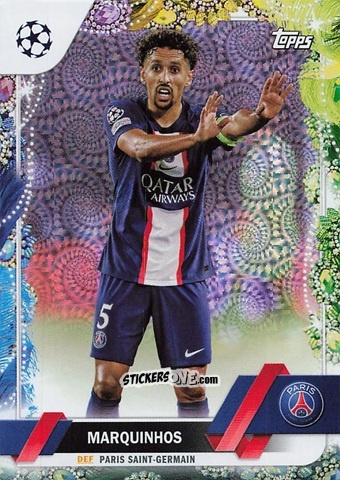 Figurina Marquinhos - Carnaval Edition UEFA Club Competitions 2022-2023
 n. 180 - Topps