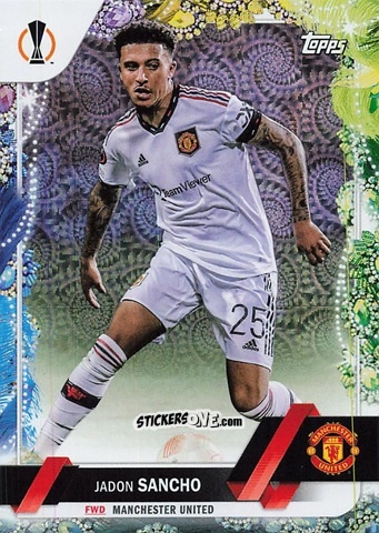 Cromo Jadon Sancho - Carnaval Edition UEFA Club Competitions 2022-2023
 n. 186 - Topps