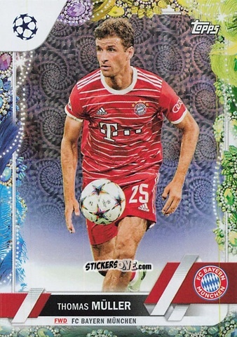 Cromo Thomas Müller - Carnaval Edition UEFA Club Competitions 2022-2023
 n. 187 - Topps