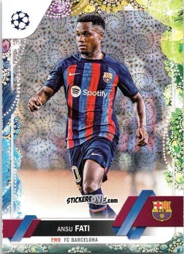 Sticker Ansu Fati - Carnaval Edition UEFA Club Competitions 2022-2023
 n. 193 - Topps