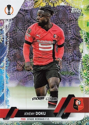 Cromo Jérémy Doku - Carnaval Edition UEFA Club Competitions 2022-2023
 n. 198 - Topps