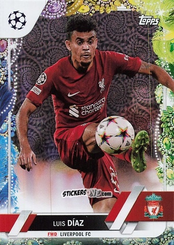 Cromo Luis Díaz - Carnaval Edition UEFA Club Competitions 2022-2023
 n. 199 - Topps
