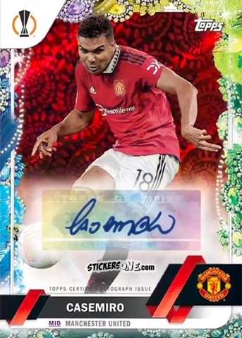 Figurina Casemiro - Carnaval Edition UEFA Club Competitions 2022-2023
 n. CA-C - Topps