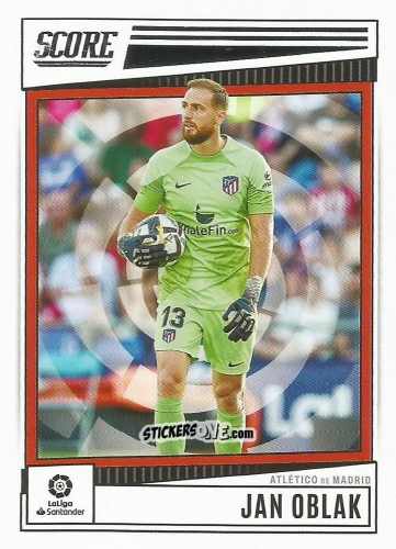Sticker Jan Oblak - Score LaLiga 2022-2023
 n. 23 - Panini