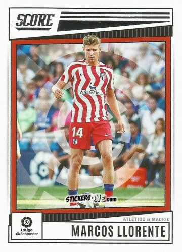 Sticker Marcos Llorente - Score LaLiga 2022-2023
 n. 27 - Panini