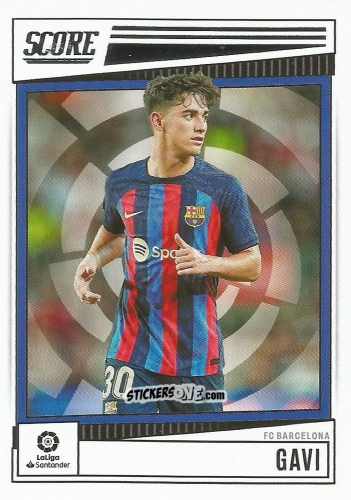 Sticker Gavi - Score LaLiga 2022-2023
 n. 65 - Panini