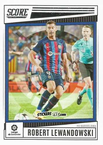 Sticker Robert Lewandowski - Score LaLiga 2022-2023
 n. 69 - Panini