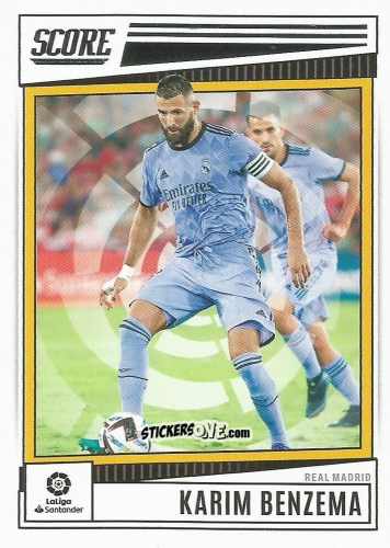 Figurina Karim Benzema - Score LaLiga 2022-2023
 n. 147 - Panini