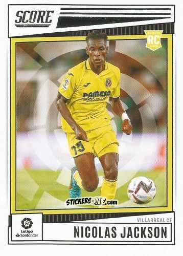 Cromo Nicolas Jackson - Score LaLiga 2022-2023
 n. 198 - Panini
