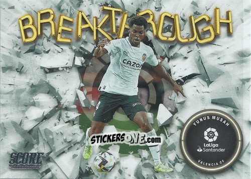 Cromo Yunus Musah - Score LaLiga 2022-2023
 n. B28 - Panini