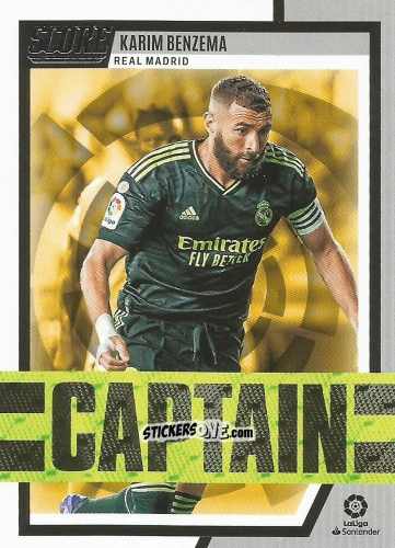 Figurina Karim Benzema - Score LaLiga 2022-2023
 n. C6 - Panini