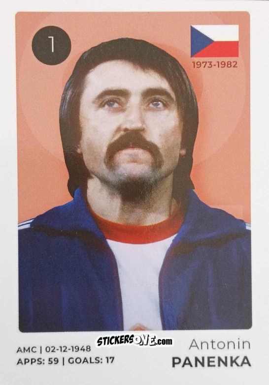Cromo Antonín Panenka - The Ultimate Collection of the Former National Football Teams
 n. 1 - Stickito