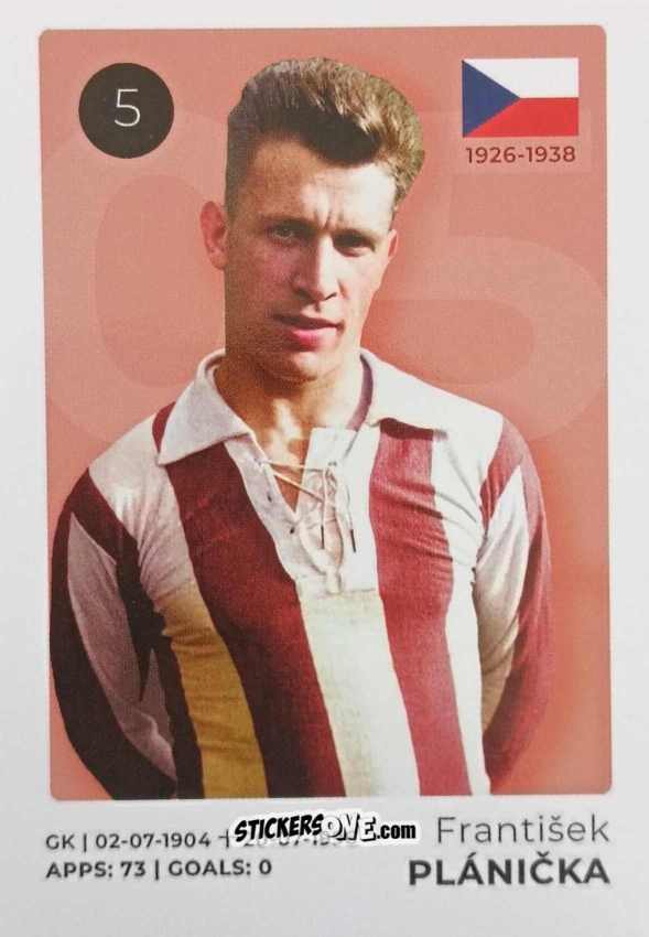 Cromo František Plánička - The Ultimate Collection of the Former National Football Teams
 n. 5 - Stickito
