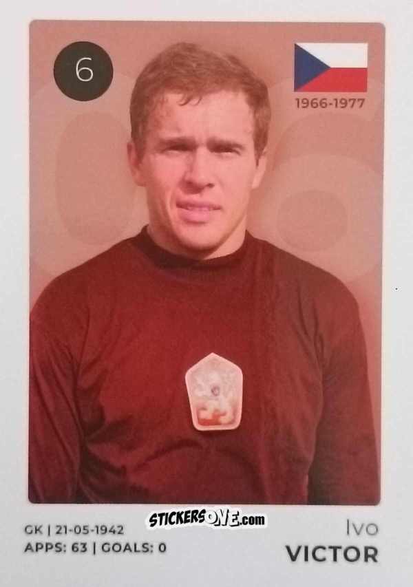 Sticker Ivo Viktor - The Ultimate Collection of the Former National Football Teams
 n. 6 - Stickito
