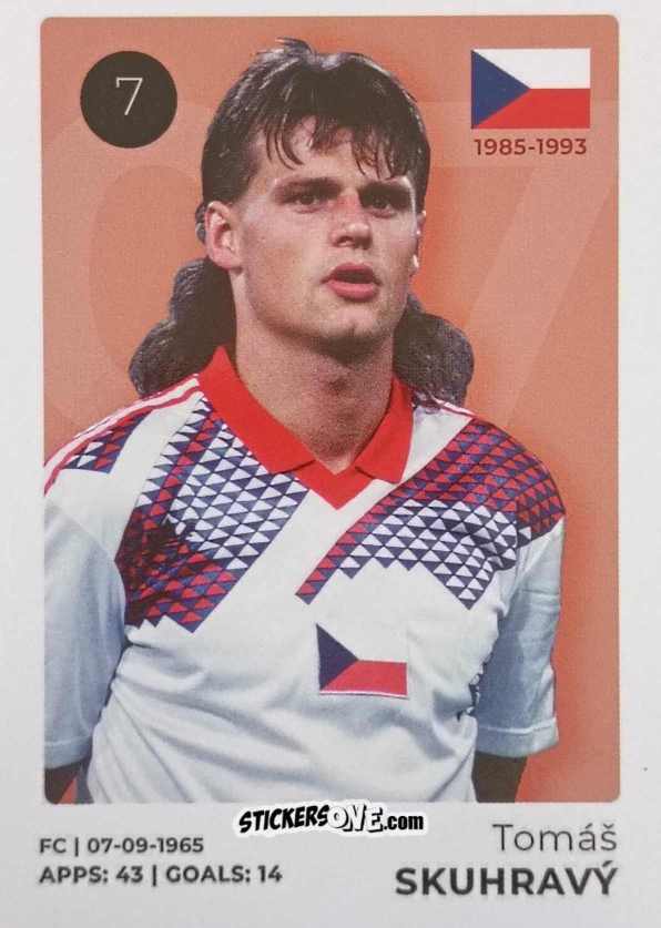 Cromo Tomáš Skuhravý - The Ultimate Collection of the Former National Football Teams
 n. 7 - Stickito