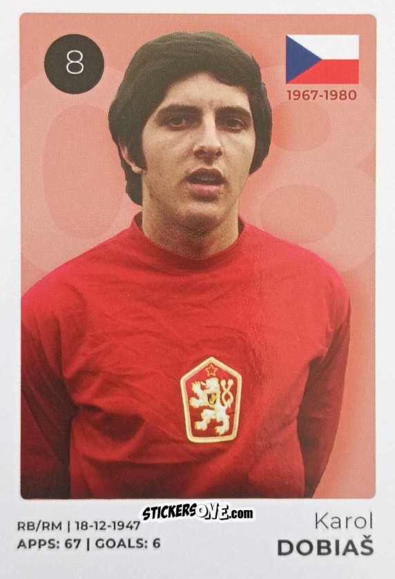 Cromo Karol Dobiaš - The Ultimate Collection of the Former National Football Teams
 n. 8 - Stickito