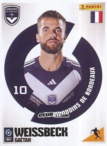 Cromo Gaëtan Weissbeck