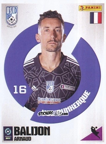 Cromo Arnaud Balijon