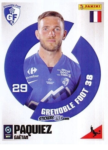 Cromo Gaëtan Paquiez