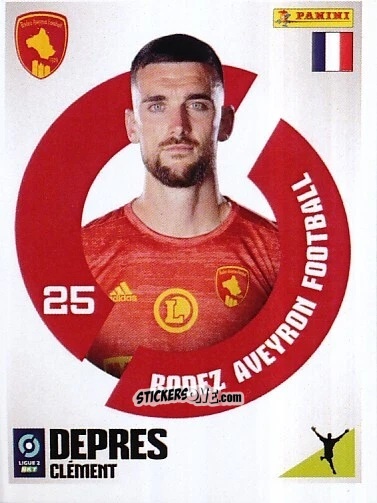 Cromo Clément Depres