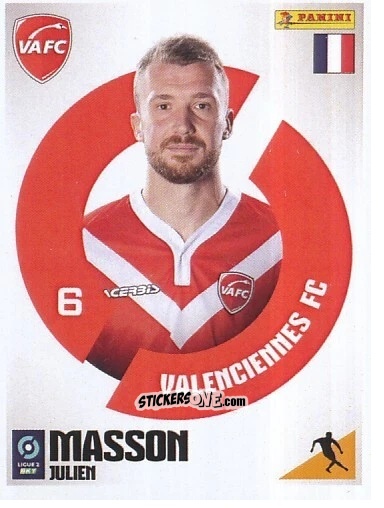 Cromo Julien Masson