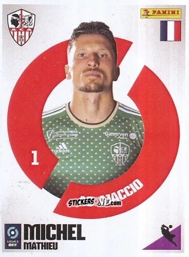 Cromo Mathieu Michel