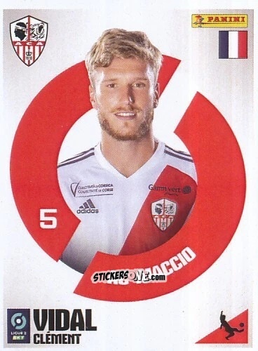 Cromo Clément Vidal