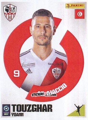 Cromo Yoann Touzghar