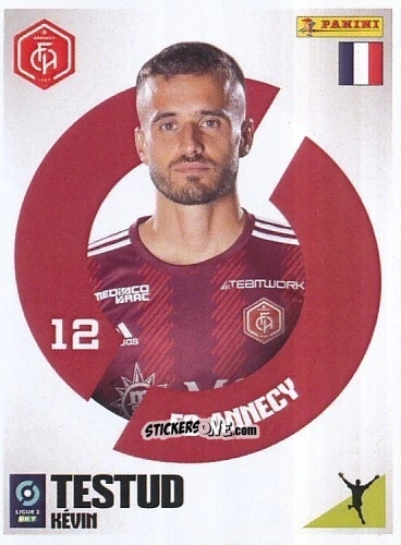 Cromo Kévin Testud