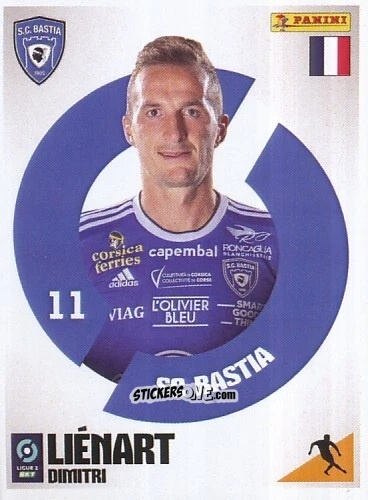 Cromo Dimitri Liénard