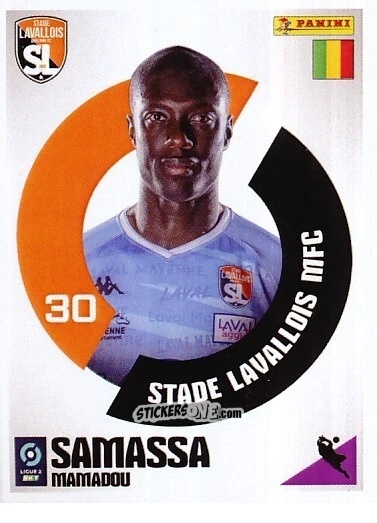 Figurina Mamadou Samassa - Foot 2023-2024 Ligue 2
 n. 181 - Panini