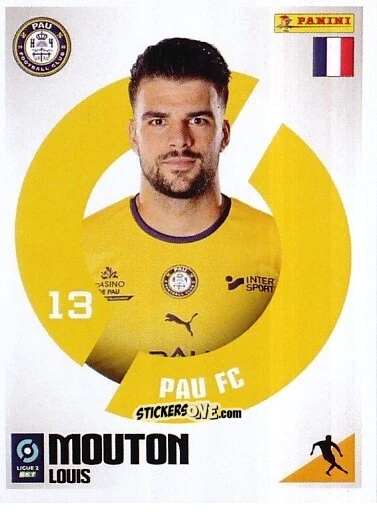 Cromo Louis Mouton