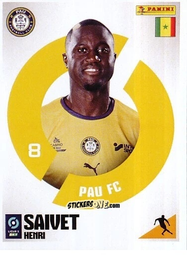Cromo Henri Saivet