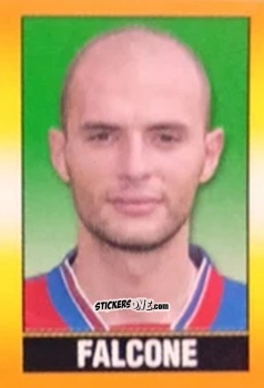 Figurina Giulio Falcone - Calcio 2002-2003 Pocket Collection n. 16 - Merlin