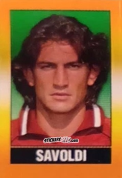 Sticker Savoldi - Calcio 2002-2003 Pocket Collection n. 209 - Merlin