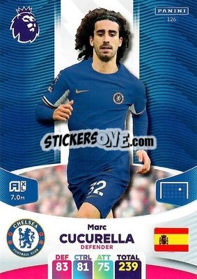 Figurina Marc Cucurella - English Premier League 2023-2024. Adrenalyn XL n. 126 - Panini