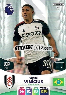 Figurina Carlos Vinícius - English Premier League 2023-2024. Adrenalyn XL n. 188 - Panini