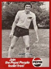 Sticker Ron Yeats - Los Angeles Skyhawks Pepsi-Cola 1976
 n. 16 - PEPSI