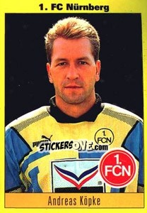 Sticker Andreas Köpke - German Football Bundesliga 1993-1994 n. 176 - Panini